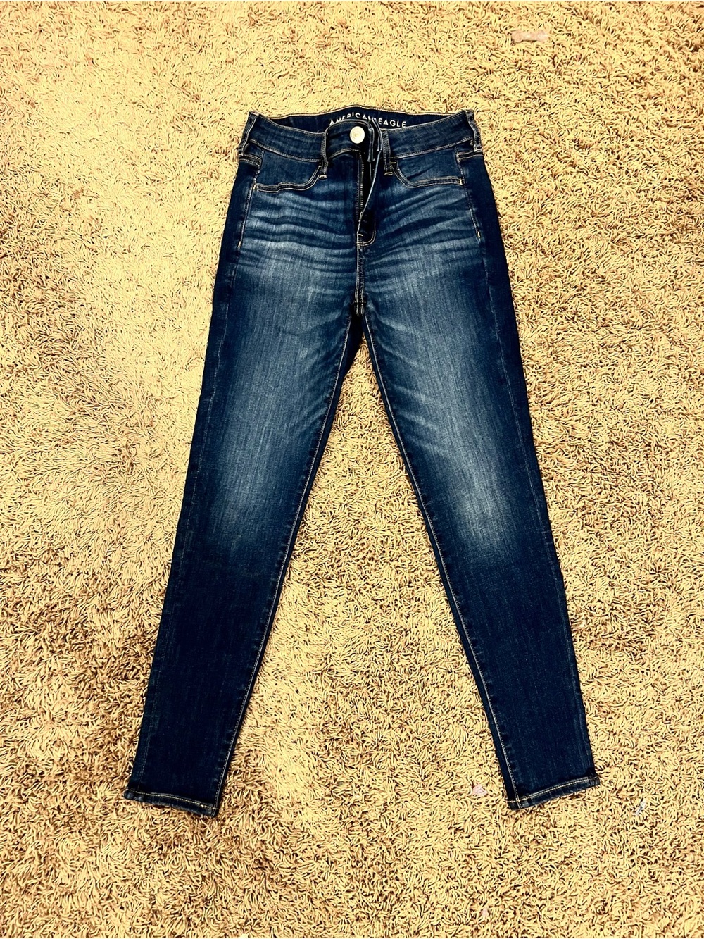 American Eagle Outfitters Dark Blue Skinny Jeans